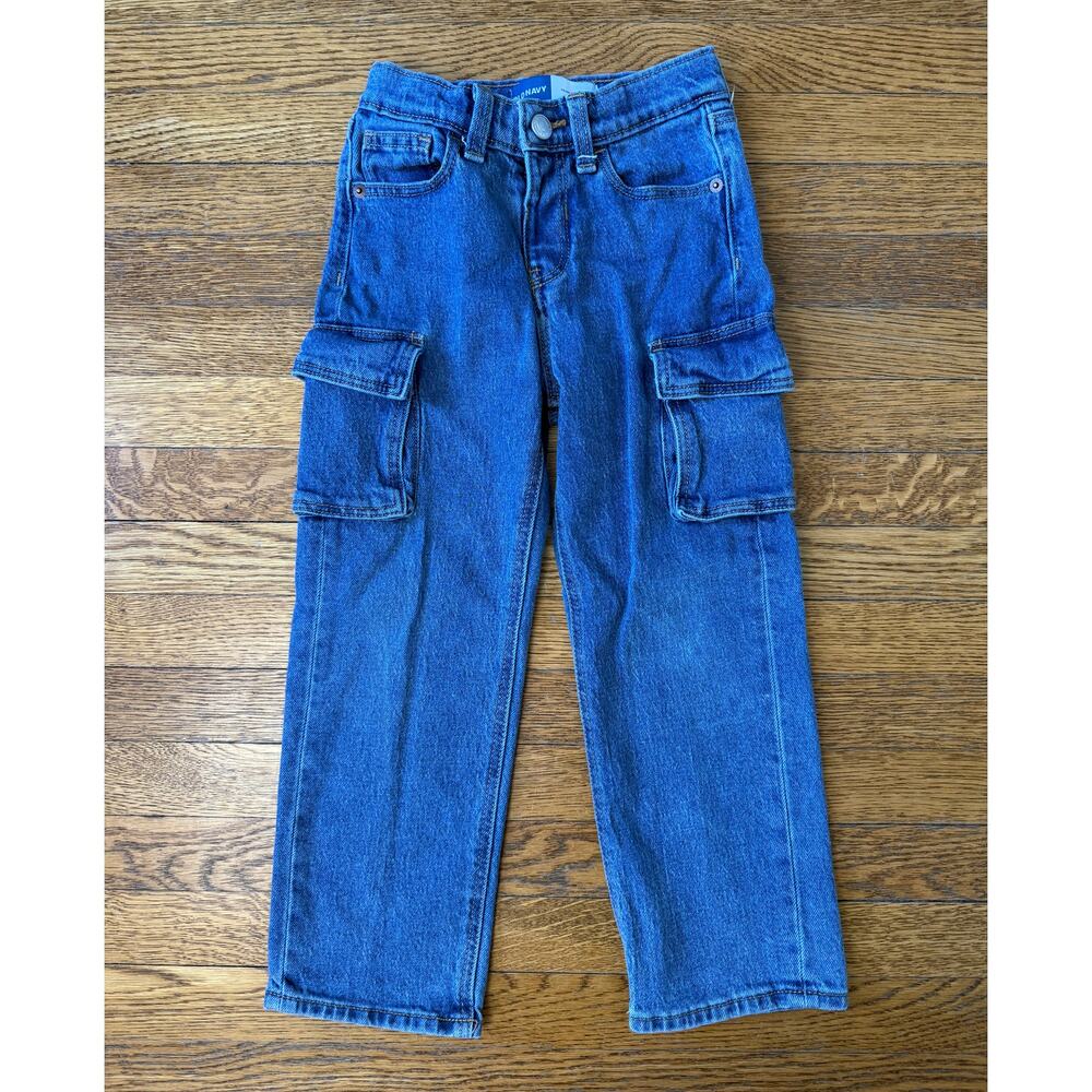 Old Navy Girls' Cargo Jeans Size 5